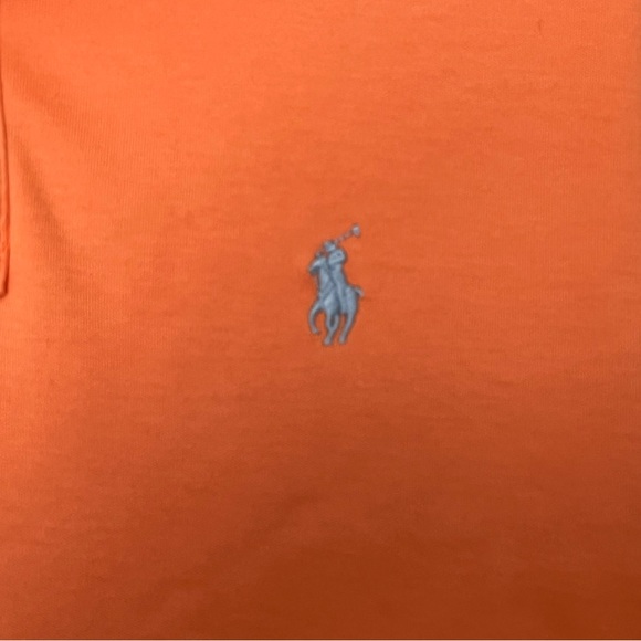 Polo by Ralph Lauren orange polo, EUC. - Picture 3 of 7